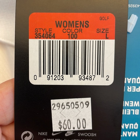 Pair of Nike Dri-Fit women's golf polos. - Picture 3 of 3